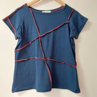 KylieJane tshirt -navy overlocked