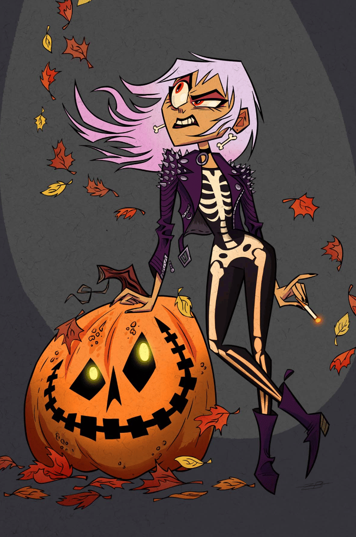 HALLOWEEN POSTCARD SET of 3