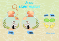 Sanzosan Bottle | shaker keychain