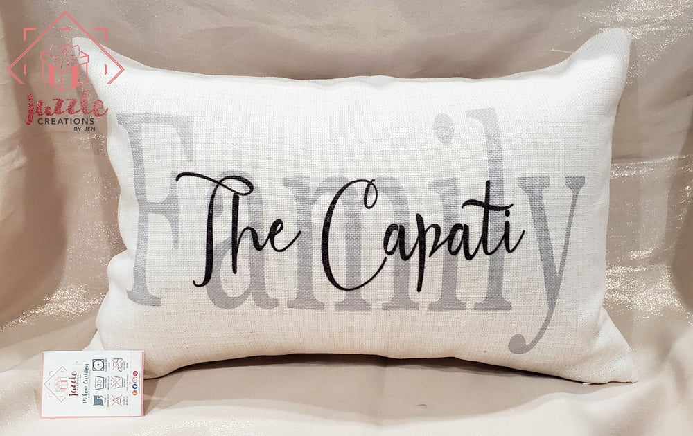 Image of Family Name Lumbar Pillow