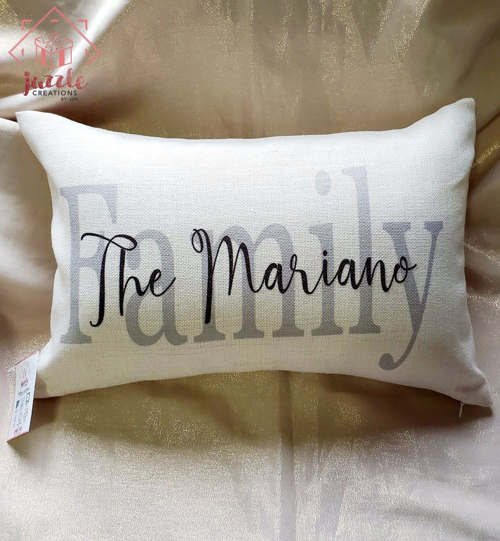Image of Family Name Lumbar Pillow