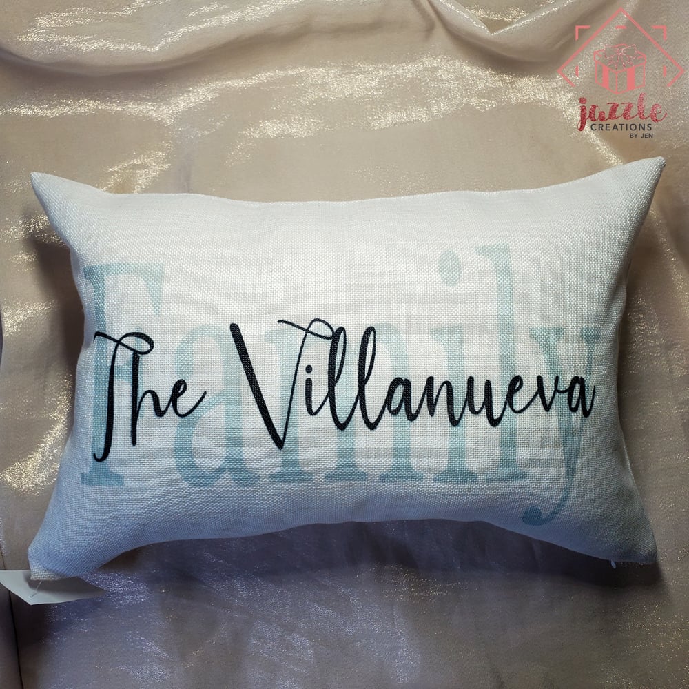 Image of Family Name Lumbar Pillow