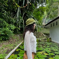 Image 5 of Matcha Green Crochet Bucket Hat