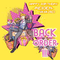 [BACK ORDER] Happy birthday, Reigen! - Acrylic standee