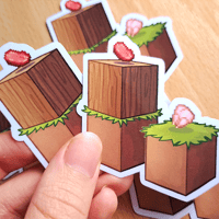 Image 2 of Parkour Civilization Food Jump 2.5 Inch Sticker