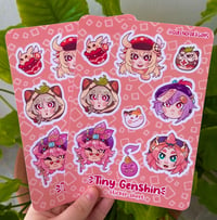 OUTLET Tiny genshin sticker sheet A5