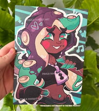 Marina Off the Hook Art print A5 pearl paper