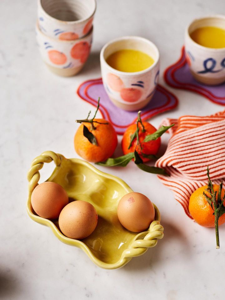 Image of Yellow Egg Tray