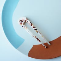 Image 4 of *NEW* Cocoa Marble Hair Pin