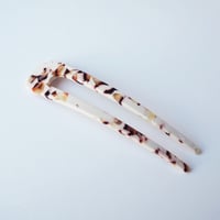 Image 3 of *NEW* Cocoa Marble Hair Pin