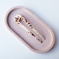 Image 2 of *NEW* Cocoa Marble Hair Pin