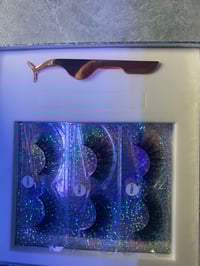 Image 3 of triple lash cake box or custum lash with mirror 