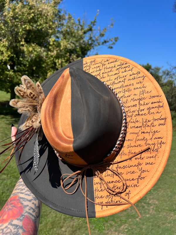 Image of Johnny Cash Burned Hat