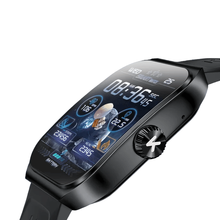 MSL Smartwatch 1.96'' AMOLED Display with Sport Modes & Health Tracking
