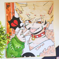 Image 2 of Original Art : Halloween Shikishi Boards