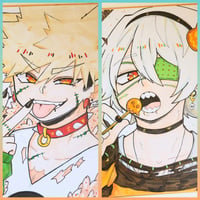 Image 1 of Original Art : Halloween Shikishi Boards