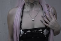 Image 4 of SACCHARINE HEART NECKLACE