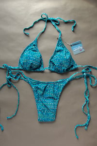 Image 2 of ♲ Choppy Waves Bikini Set - L 