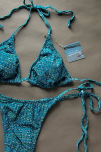 Image 3 of ♲ Choppy Waves Bikini Set - L 