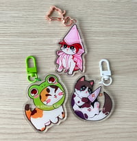 Meme cats acrylic keychains 6cm