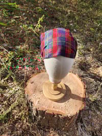 Image 2 of Wool Red Plaid Cover with Elastic 