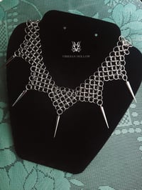 Image 1 of Spikey Chainmaille Collar