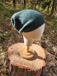 Image 1 of Cashmere Herringbone Cover in Forest Green
