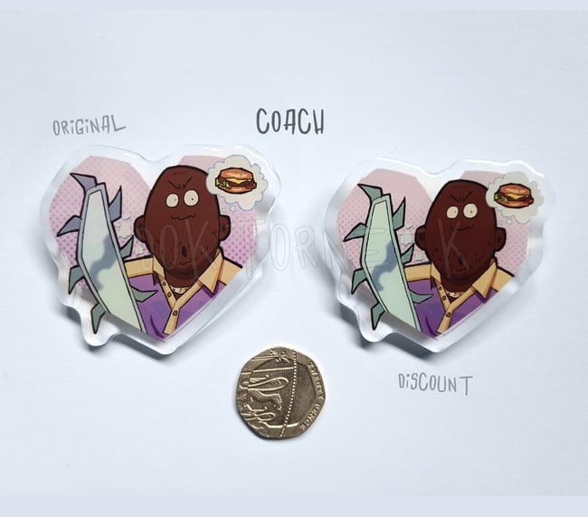 Discount Merch (check desc) | Survivor Heart Pins