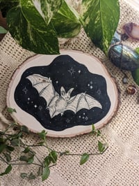 Bat Wood Slice