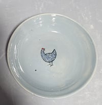 Red-headed Hen Stencil Plate