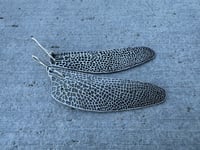 Image 7 of Dragonfly wing earrings