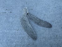 Image 1 of Dragonfly wing earrings