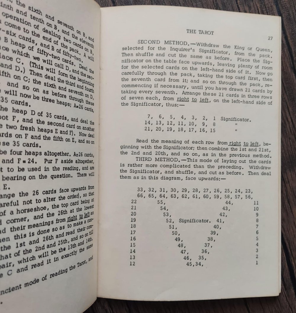 The Tarot: Its Occult Signification, Use in Fortune-Telling, and Method of Play, etc.. by S. L. MacG