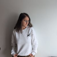 Image 1 of The Black Dog Sweatshirt White, Black