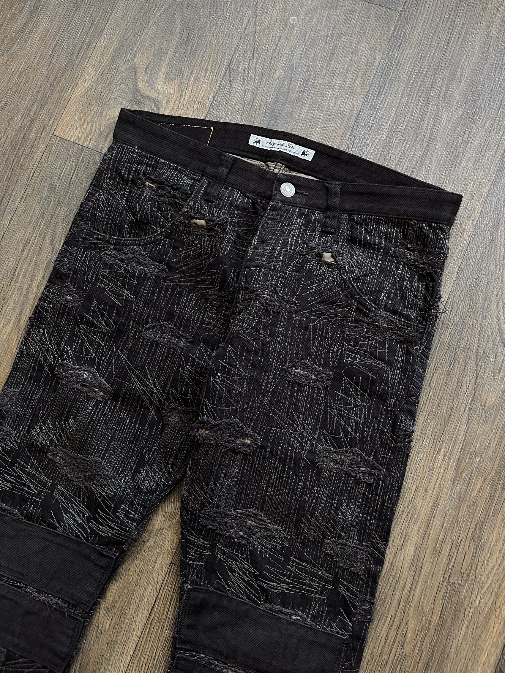 10 Sasquatchfabrix Zombie Stitch Jeans - M | neverlandsupply 10 Sasquatchfabrix Zombie Stitch Jeans - M | neverlandsupply