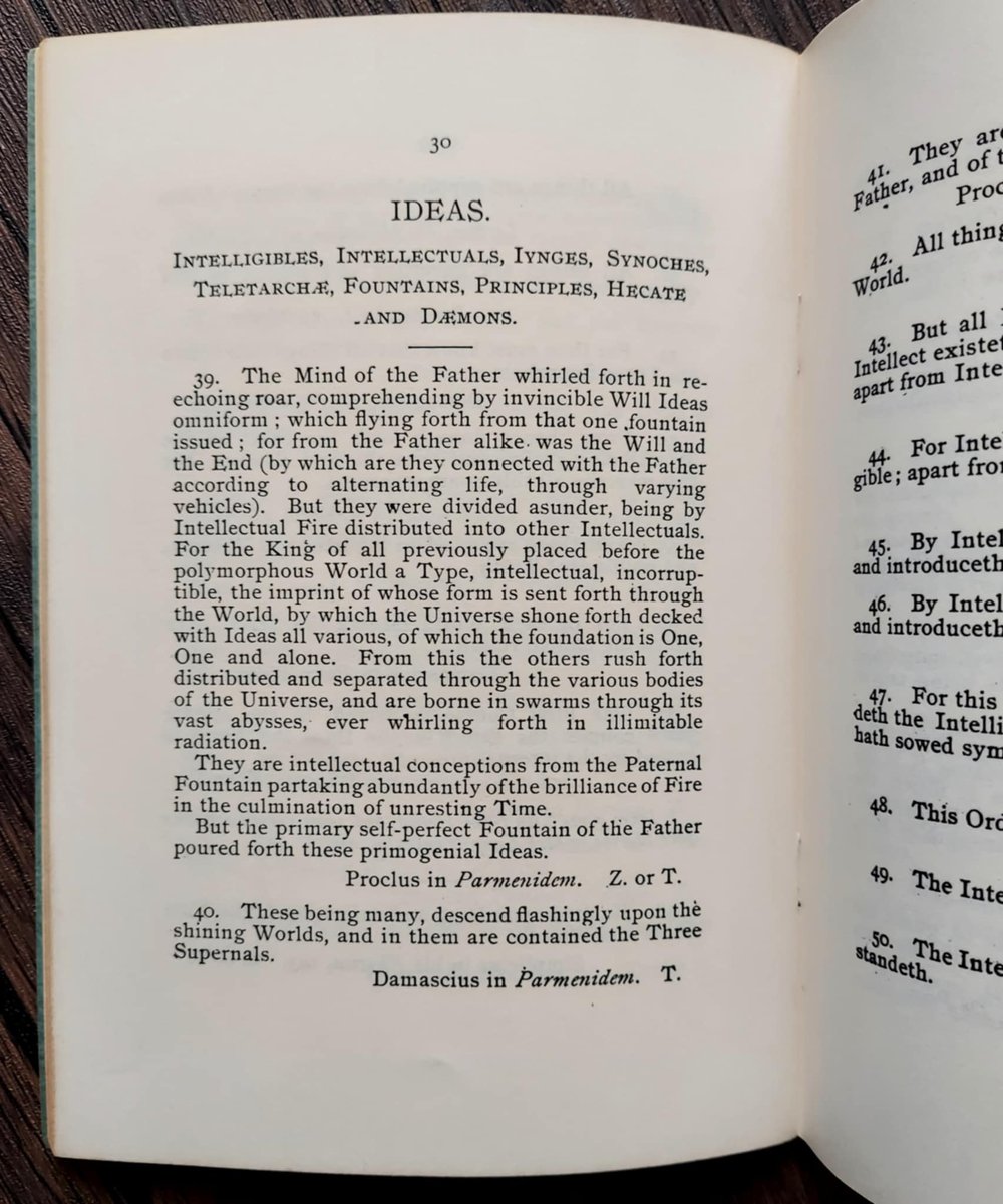 The Chaldean Oracles of Zoroaster, edited & revised by Sapere Aude