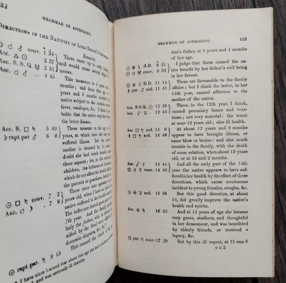 An Introduction to Astrology, by William Lilly / A Grammar of Astrology, by Zadkiel