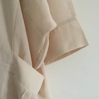 Image 2 of Vintage Nude Chiffon pleated blazer