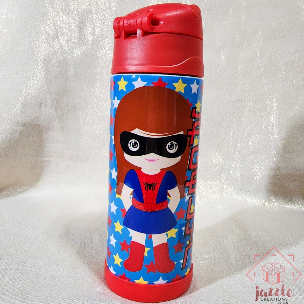 Image of Custom Personalized 12oz Kids Bottle Tumbler