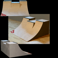 Image of Multi-Level Quarterpipe