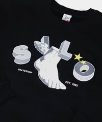 Image 2 of SILO_HERMES CREWNECK SWEATSHIRT :::BLACK:::