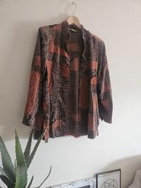 Image 3 of Vintage Paisley Orange and Brown Colour Block shirt