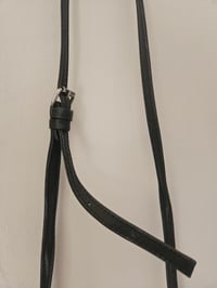 Image 4 of PRISSY VINTAGE Black and Tan Brown Real Leather Messenger bag