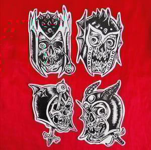 "Warriors of Black Death" Sticker Pack