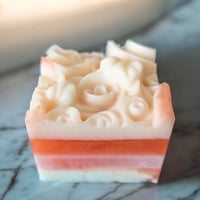 Image 2 of 🌸 Victoria Bar Soap – Goat’s Milk & Glycerin | Romantic Gardenia, Tuberose & White Florals