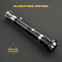 Image 1 of Saber Vibe Silverstrike Sentinel Lightsaber – The Blade of Precision and Power