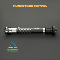 Image 2 of Saber Vibe Silverstrike Sentinel Lightsaber – The Blade of Precision and Power