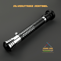 Image 3 of Saber Vibe Silverstrike Sentinel Lightsaber – The Blade of Precision and Power