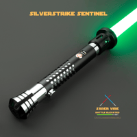 Image 4 of Saber Vibe Silverstrike Sentinel Lightsaber – The Blade of Precision and Power