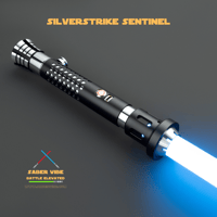 Image 5 of Saber Vibe Silverstrike Sentinel Lightsaber – The Blade of Precision and Power